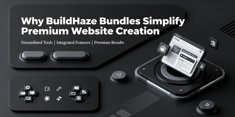 Why BuildHaze Bundles Simplify Premium Website Creation