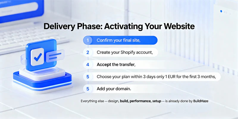 Delivery Phase: Activating Your Website