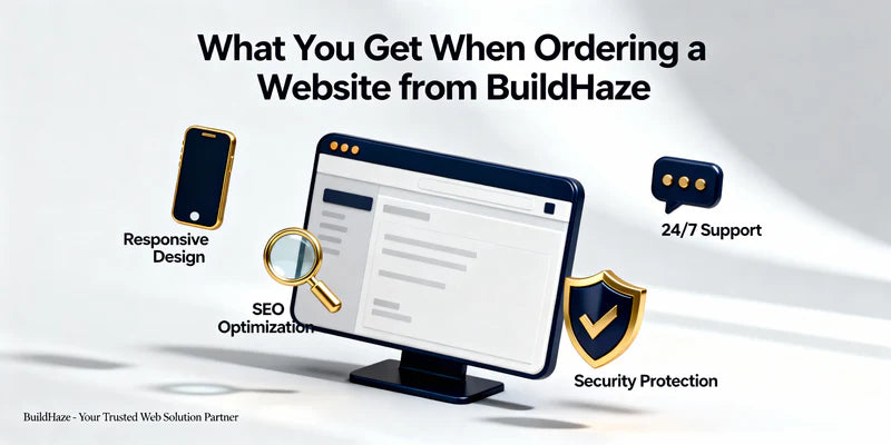 What You Get When Ordering a Website from BuildHaze
