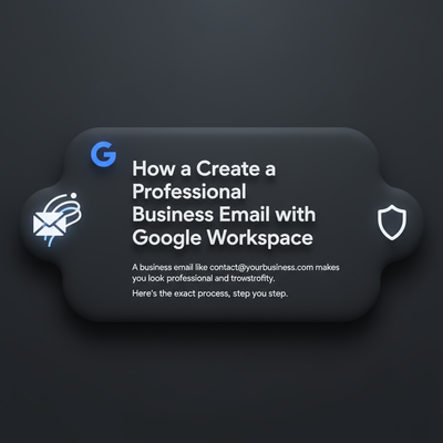 How to Create a Professional Business Email with Google Workspace